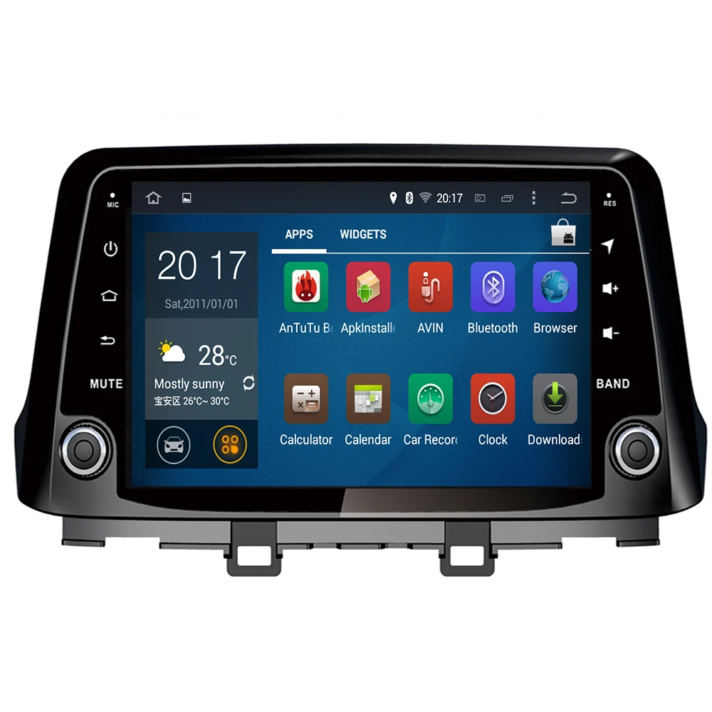 

Android 9.0 Octa Core PX5 Fit Hyundai KONA 2017 2018 2019 Car DVD Player Navigation GPS Radio