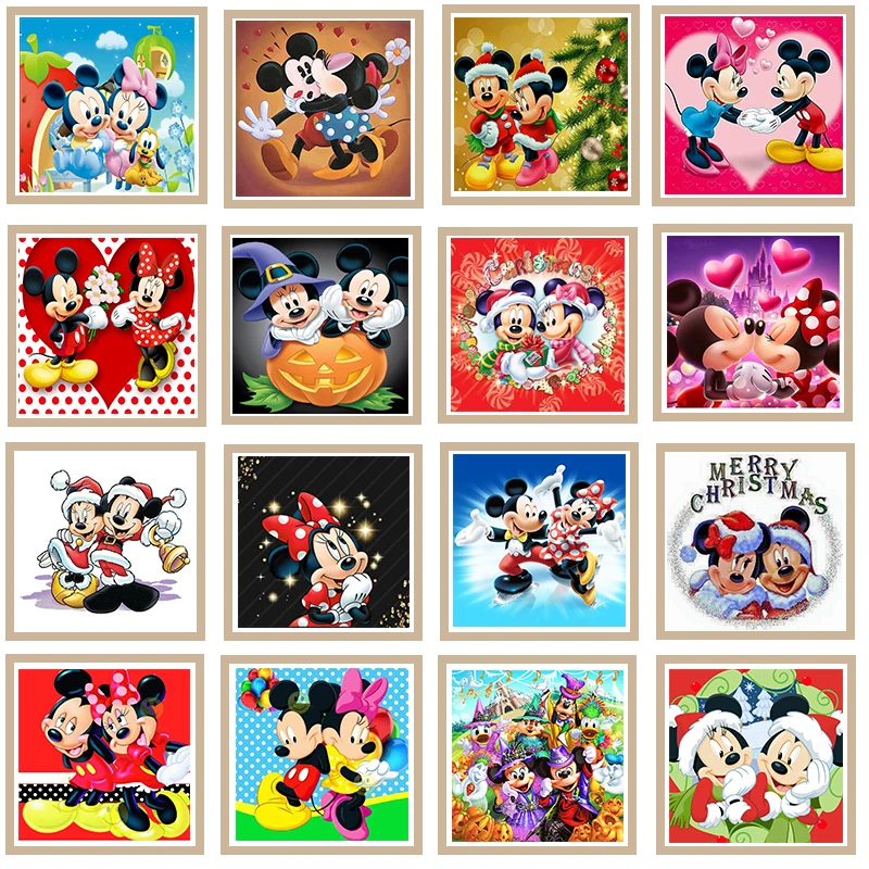 

Diy Diamond Embroidery Painting "Cartoon Pattern" Series Cross Stitch Resin Full Square /Round Diamond Painting home decor 125