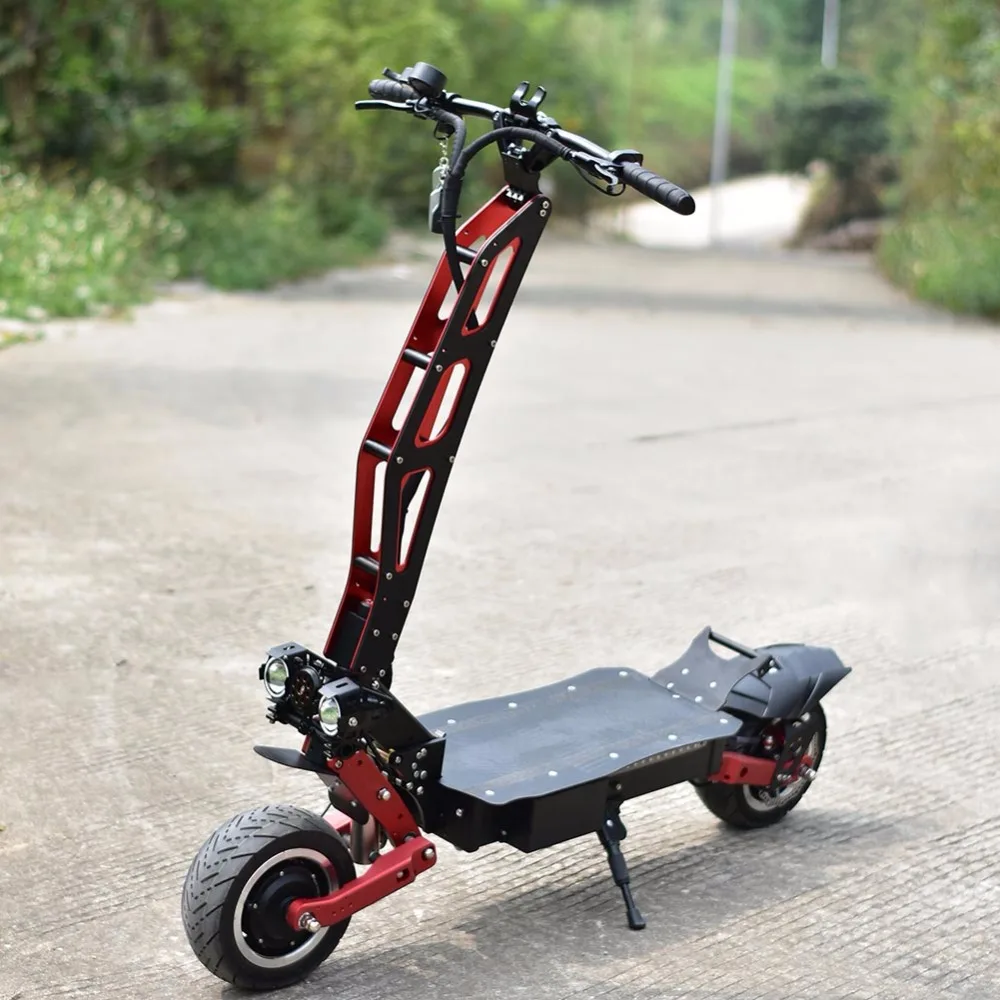 

Foldable 3200W dualtr electric skateboard hover board trottinette electrique adulte vespa fat tire scooter 85km crazy seed