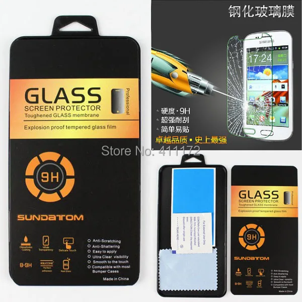 Explosion Proof Real Tempered Glass Film Guard Screen Protector For Samsung Galaxy S Duos S7562 with Retail Package 150pcs/lot | Мобильные