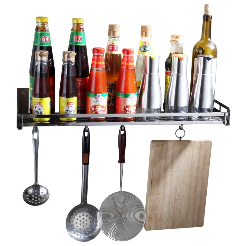 304 stainless steel non perforated kitchen rack wall ...