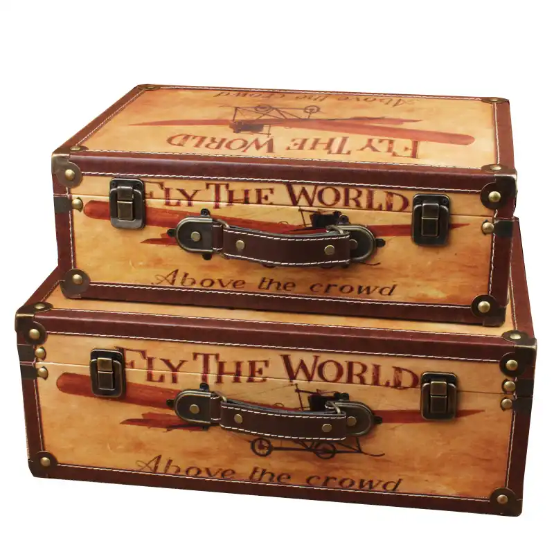 vintage luggage box