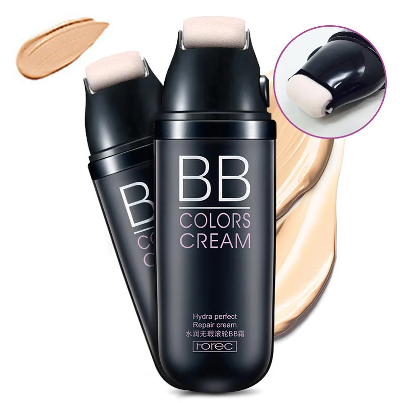 

Roller Natural Face Cream Facial Cream BB Cream Face Concealer Dark Spot Foundation Waterproof Nude Beauty Makeup Kit