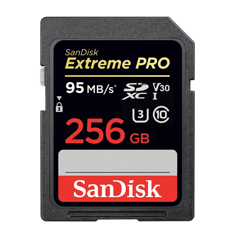 SanDisk Memory Card Extreme Pro SDHC/SDXC SD Card 95MB/s 16GB 32GB 64GB 128GB 256GB Class10 C10 U3 V30 UHS-I 4K For Camera SDXXG