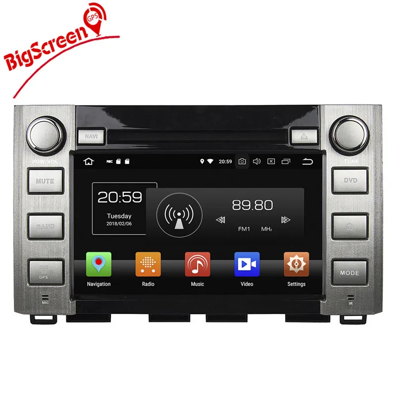 Top 2 Din Android 8.0 RAM 4GB+32GB 8 Core Car Radio GPS Navi For Toyota Sequoia Tundra 2014-2016 7