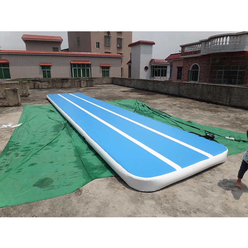 

8m air track gymnastics mats inflatable air track tumbling for outdoor training