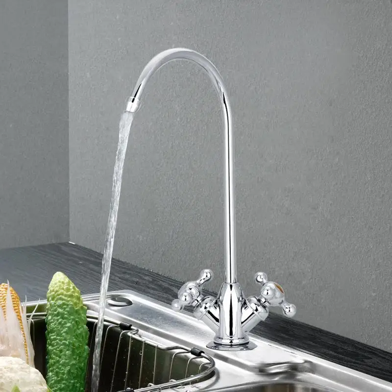 Kitchen Faucet 1 1 Set Double Holes Sink Faucet Tap Chrome Water