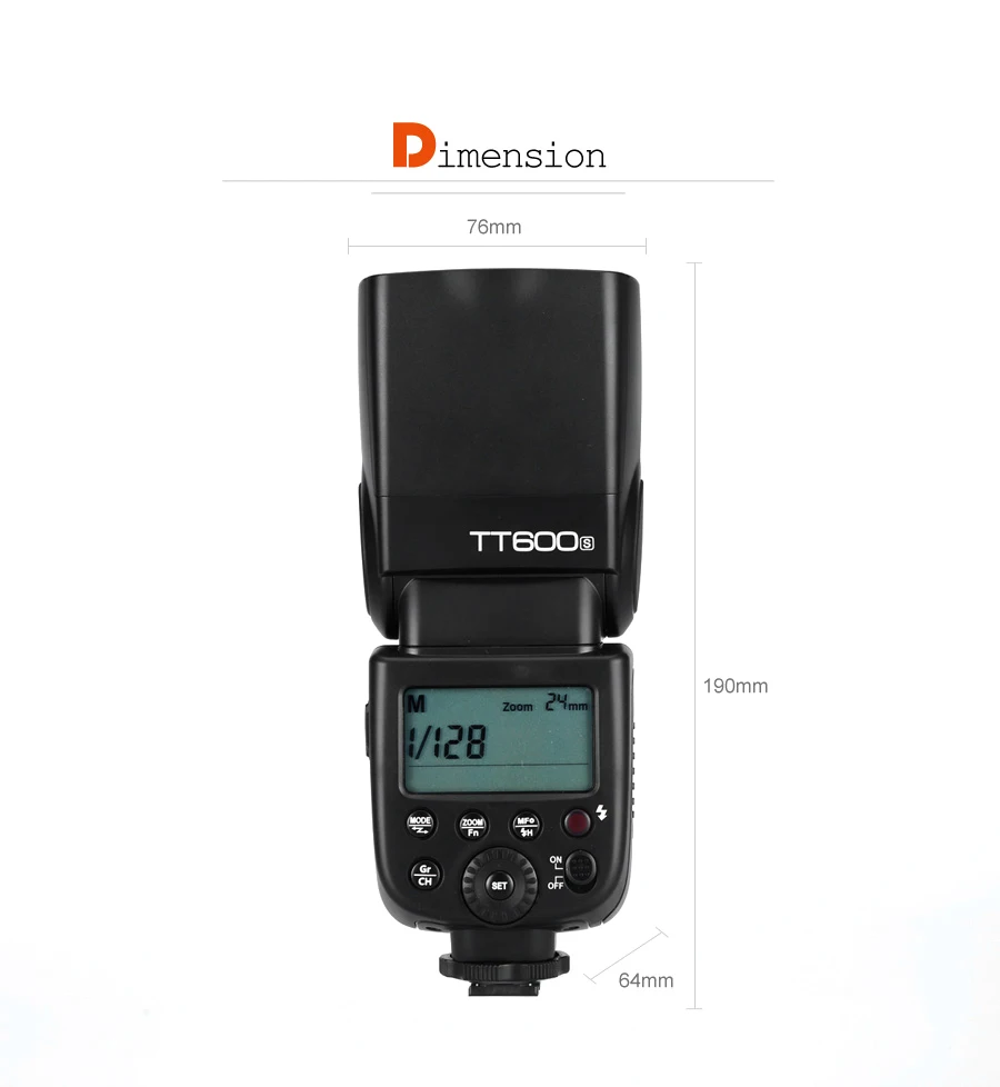 Godox TT600S GN60 2.4g беспроводное устройство X Системы Камера Фото Лампа для вспышки для sony Внешняя вспышка Mi Камера a7II a7 a7r a7s A6000 A6300 A7M