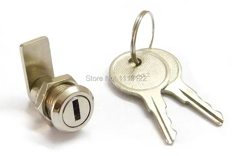 12 mm Filetage Home Meuble quart de tour Serrure avec 2 clés 12 mm Filetage Home Meuble quart de tour Serrure avec 2 clés