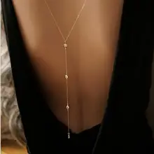 Ручная работа Сделай Сам цепь тела женщины Бохо длинное хрустальное ожерелье& Кулон сексуальное пляжное Бикини ювелирные изделия тела