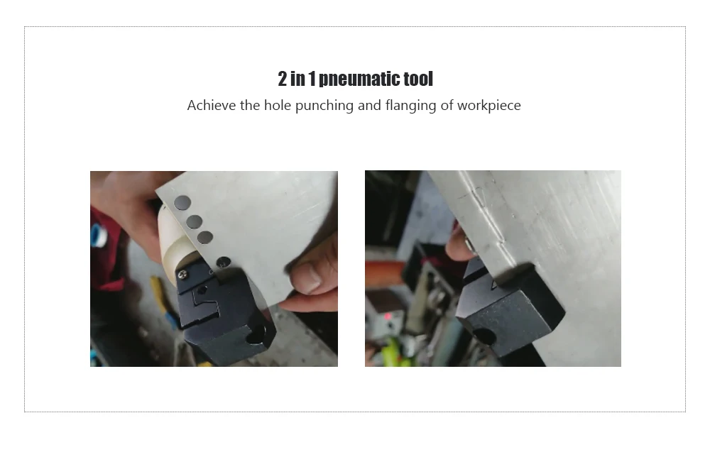 Пневматический перфоратор для листового металла, пневматический перфоратор с фланцем, инструмент с 1/4 воздушным входом, воздушный знак, пробивной металлический складной станок, инструмент для технического обслуживания