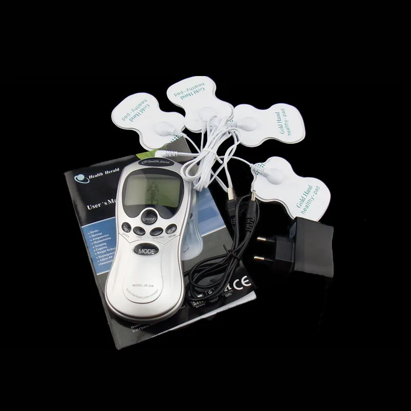 4 Electrode Health Care Tens Acupuncture Electric Therapy Massageador Machine Pulse Body Slimmming Sculptor Massager Apparatus 4 Electrode Health Care Tens Acupuncture Electric Therapy Massageador Machine Pulse Body Slimmming Sculptor Massager Apparatus