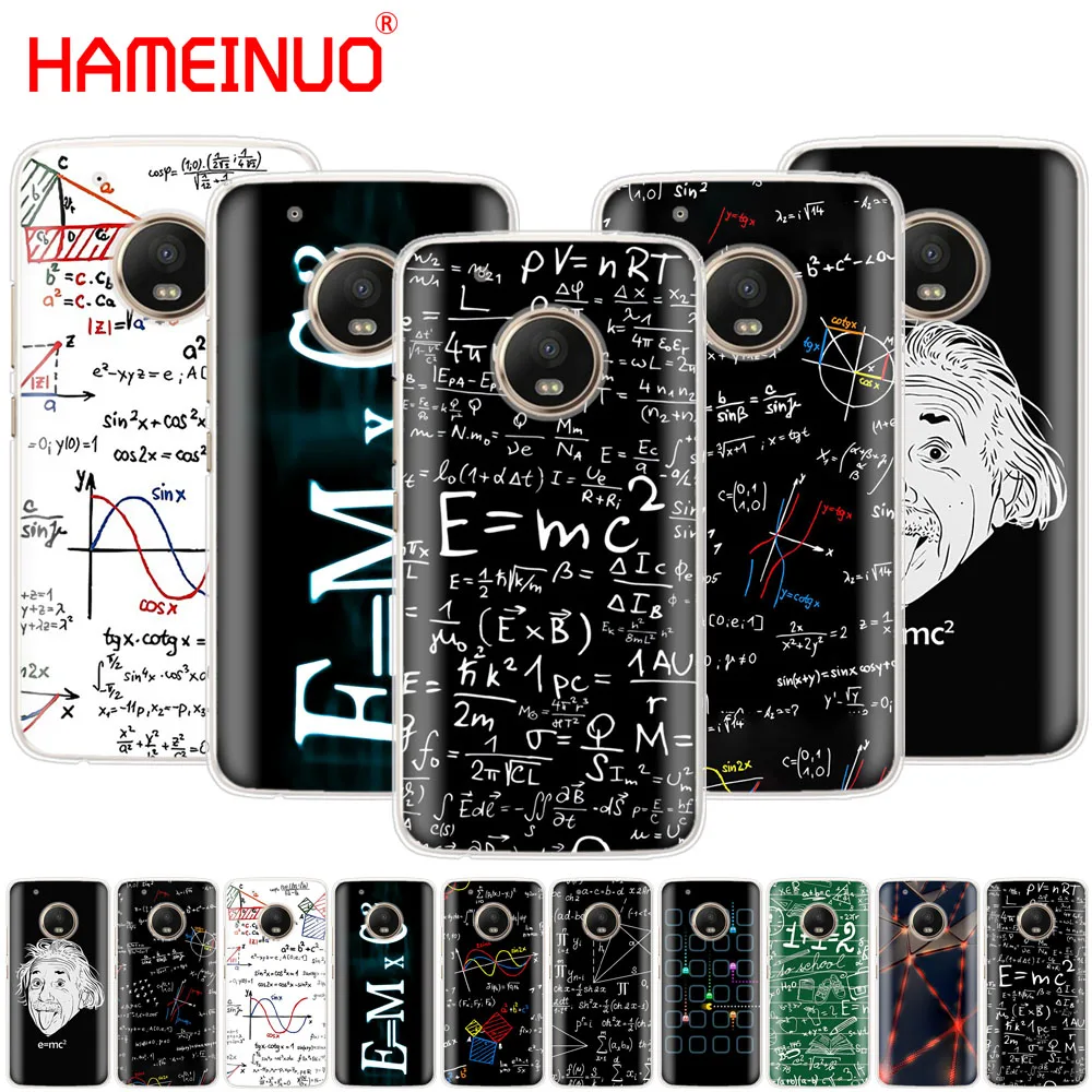 Чехол HAMEINUO E = mc2 для телефона Motorola Moto X4 C G6 G5 G5S G4 Z2 Z3 PLAY PLUS|Бамперы| |