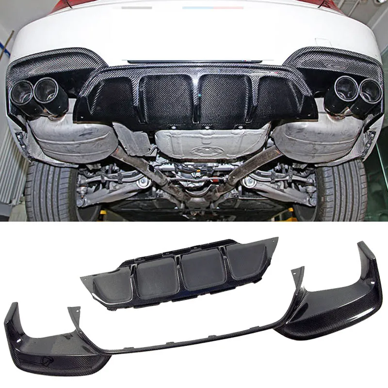 Aliexpress.com : Buy Carbon fiber Rear Diffuser Fit For BMW 6 Series ...
