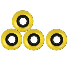 Free Shipping 60 x 45mm Smooth Bearings 4pcs Skateboard Wheels Outdoor Riding Durable Longboard Skateboard Wheel