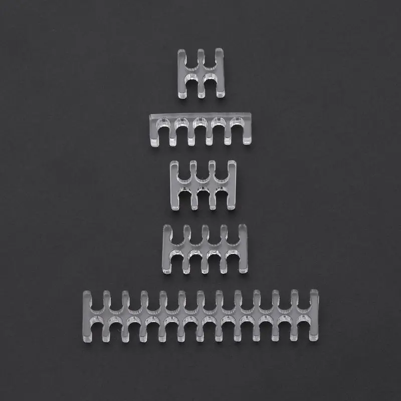 

Transparent Acrylic Cable Comb Clear Dresser For 2 mm Cables 4/5/6/8/24 Pin PC