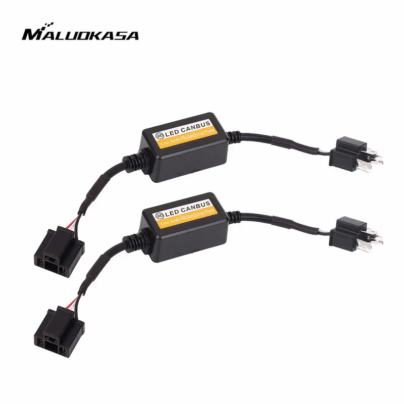 MALUOKASA 9005 9006 H1 H11 H4 H7 LED Canbus Car Headlight Decoder Wiring Adapter DRL LED Lamp Error Canceler Fog Light Canbus MALUOKASA 9005 9006 H1 H11 H4 H7 LED Canbus Car Headlight Decoder Wiring Adapter DRL LED Lamp Error Canceler Fog Light Canbus