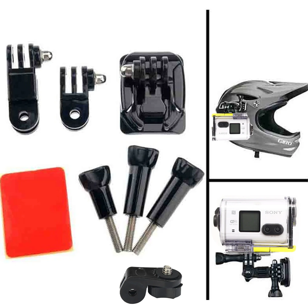 HDR AS100VA as30vクションスポーツカメラ用ソニーアクションカム湾曲ベースおよび三脚ネジヘルメットマウント用アクセサリー|action cam  sony accessories|sport cam accessoriesaction camera accessories sony -  AliExpress