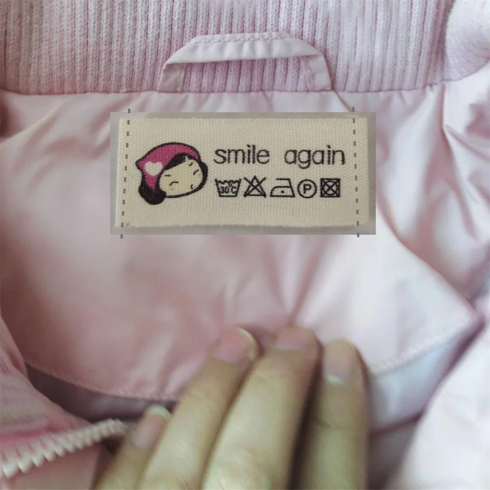 custom Comfortable clothing cotton name labels/garment brand labels/handmade/main labels/Children's cotton clothing dress labels