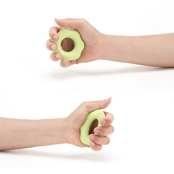 

Hand Gripper Grip Silicone Ring Portable Muscle Power Training Silicone Grip Ring Hand Resistance Band Finger Fitness Tools