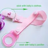1pcs Baby Pacifier Clip Pacifier Chain with Adapter Ring Dummy Clip Holder For MAM Nipples Chupetas Pacifier Clips Soother 4