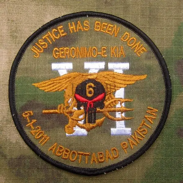 

A-TACS FG DEVGRU NSWDG SealTeam6 Bin Laden justice has been done Morale Military Tactics Embroidery patch Badges B3014