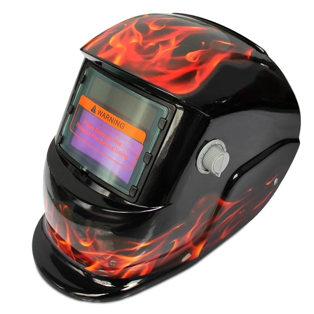 

New Welding Helmet/Mask of Auto Darkening Tig Mig Welder Welding Mask Lenses Solar Powered Cap For Solderin with Natural Pattern