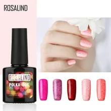 ROSALIND гель 1 S P+ черная бутылка 10 мл карамельный Блестящий D01-24 гель лак для ногтей УФ светодиодный замачиваемый гель стойкий клей