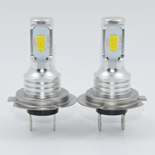 2X H7 H1 H3 H11 9005 9006 лампы светодиодный автомобилей головной светильник CANBUS белый 6000k светодиодный Противотуманные фары Дневные Фары Светильник, футболка с принтом "автомобиль" светильник источник