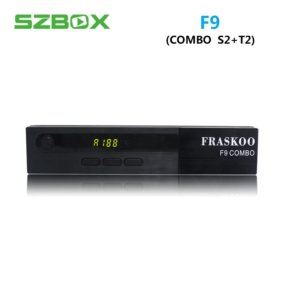 FRASKOO F9 Digital Satellite font b Receiver b font COMBO DVB S2 DVB T2 HD Terrestrial