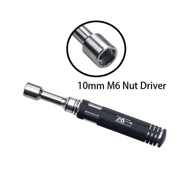 RJX 10mm M6 Hex Nut Driver for FPV RC Models Car Boat Airplane (3)