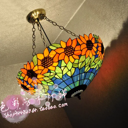 

30/40/50CM European pastoral Mediterranean light bedroom living room den hanging light lighting Pendant Lights DF105