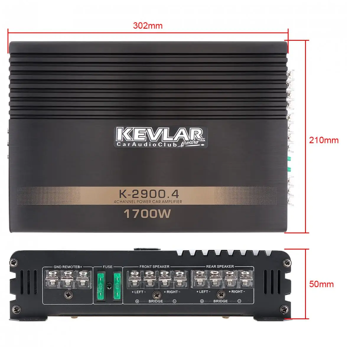 1700 W! DC12V класса AB цифровой 4 канала Алюминий сплав высокого Мощность автомобильный Стерео Усилители для автомобиля, дома