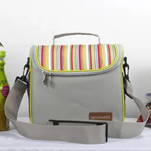 Oxford Isolé Sac À Lunch Femmes Refroidisseur Boîte À Lunch Sacs Thermique alimentaire Pique-Nique Petit Sacs Hommes Conteneur De Stockage Déjeuner Sac pour enfants