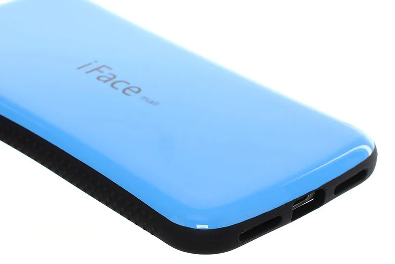 В Корейском стиле iFace Чехлы для iphone 5 5S чехол TPU + PC гибридный жесткий силиконовый