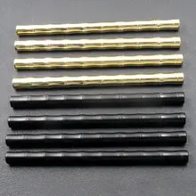 10 шт/партия Чистая ручная бамбуковая винтажная латунная гелевая ручка чистая медная ручка металлическая подарочная ручка