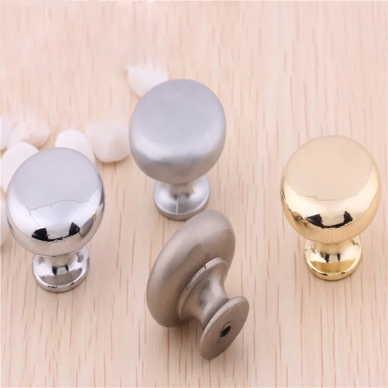 Cabinet Handle Set Furniture Hardware Pulls and Single Hole Round Drawer Door Knobs Pens Fittings Metal 30MM Diameter 10 Pcs/Lot