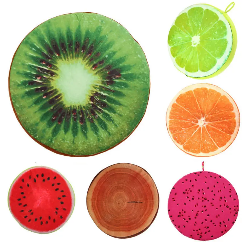 40cm/33cm 3D Fuite Cushion Fruit PP Cotton Office Chair Back Cushion Throw Pillow Home Decoration Gift Cushion Pillow Seat 22