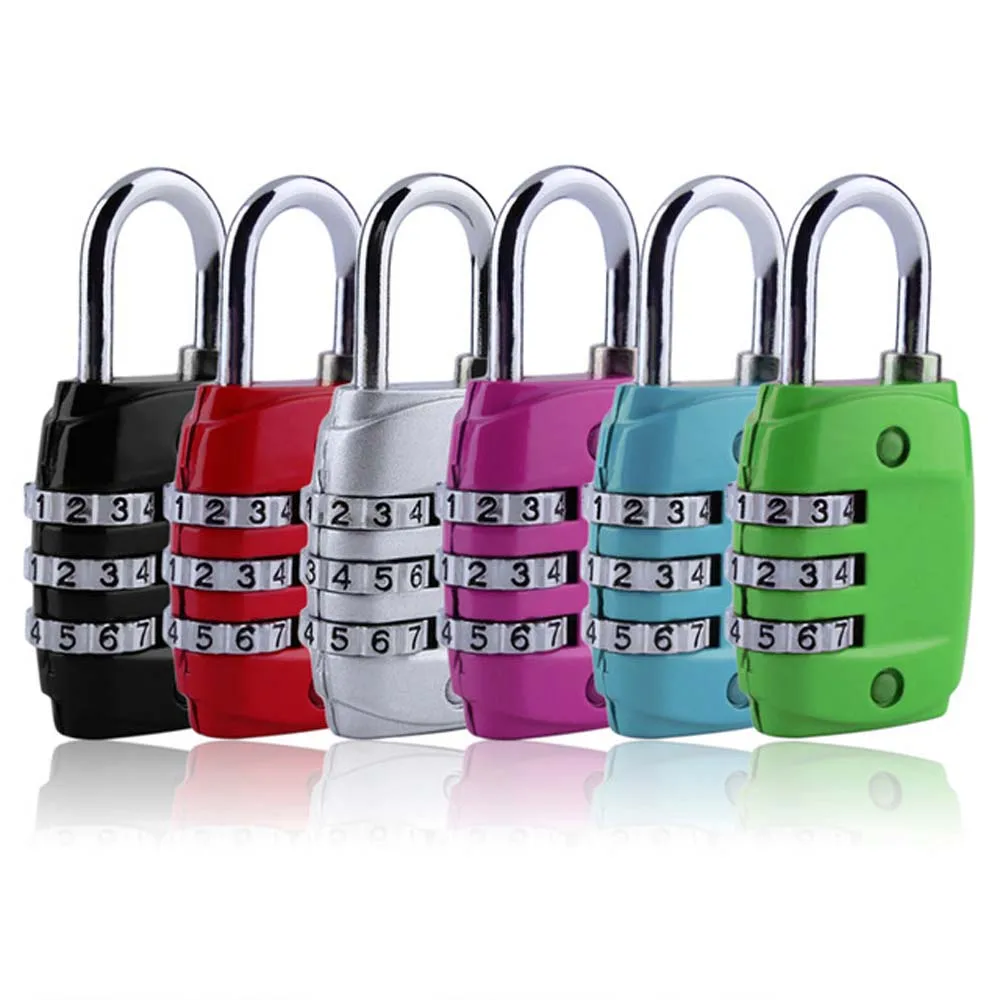 

Zinc Alloy Security 3 Combination Travel Suitcase Luggage Code Lock