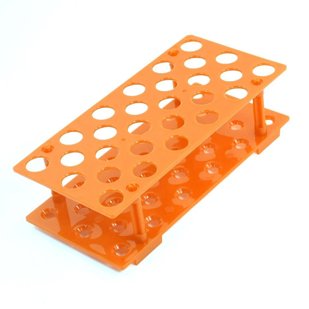 

Hot sale Laboratory measuring orange 28 positions 17 mm hole diameter test tubes holder stand