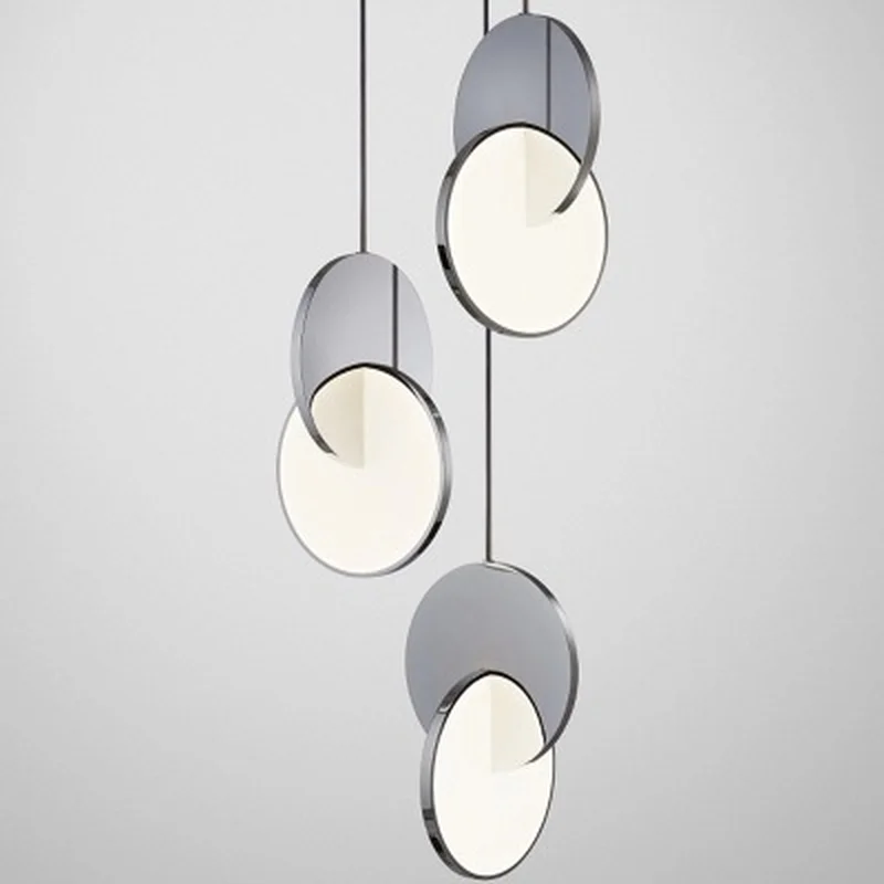 

Minimalist Nordic creative restaurant chandelier living room stairwell bedroom bedside combination lamps WF531405