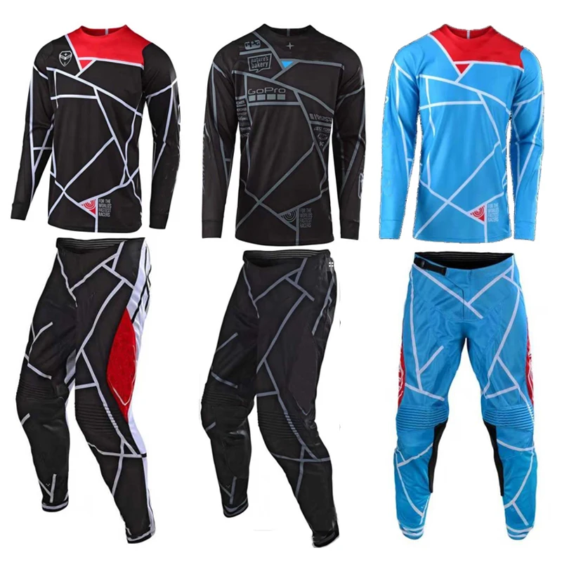 

5 Colors 2019 New Moto Racing Riding MX Gear Set Motocross Pants And Jersey Motorcycle Suit MTB ATV Dirt Bike sets Clothing X1
