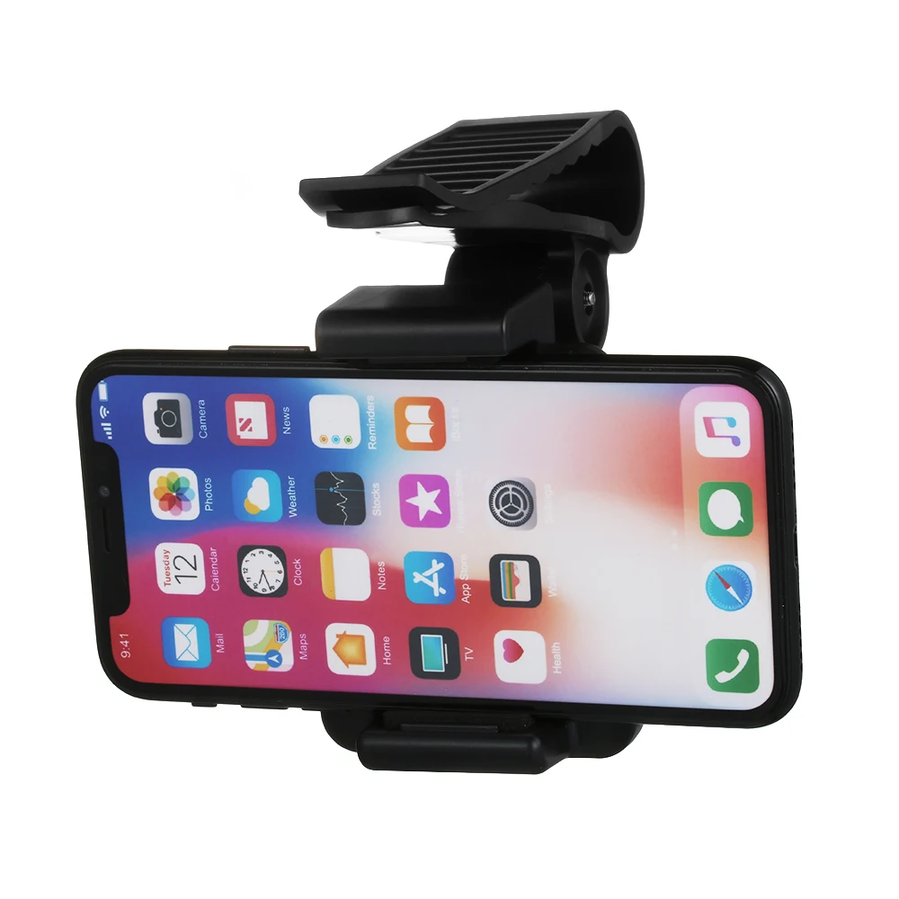 Car Sun Visor Clip Mount Holder Stand Bracket For All Cell Phone iPhone