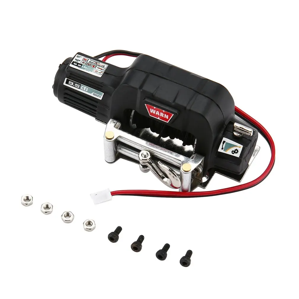 

High Quality 1/10 Simulation RC Climbing Car Radio Control Full Metal Winch for 1/10 TRX-4 Axial SCX10 RC4WD D90 D10