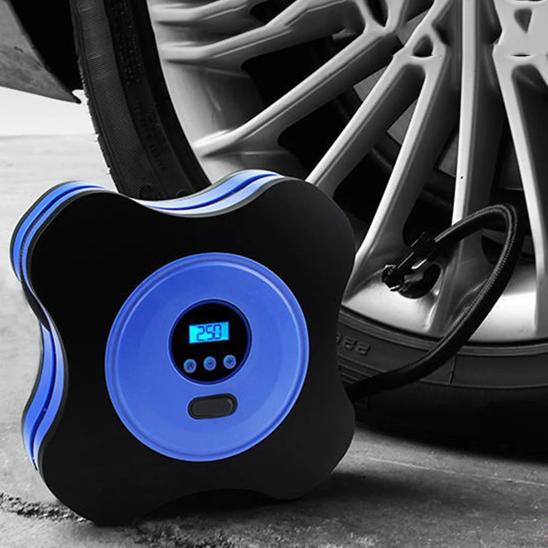 

Air Compressor Car Metal Mini Tire Compressor Electric Portable Tire Air Pump