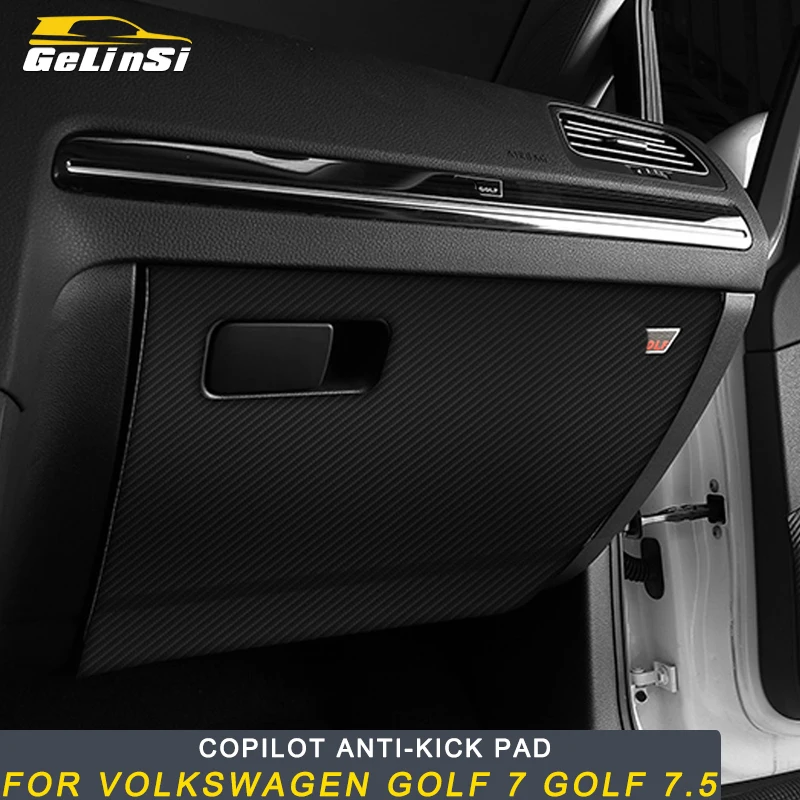 Gelinsi For Volkswagen Golf 7 golf 7.5 Car Care Copilot Seat Back Protector Cover Anti-kick Mat Pad Cushion Interior Accessories Gelinsi For Volkswagen Golf 7 golf 7.5 Car Care Copilot Seat Back Protector Cover Anti-kick Mat Pad Cushion Interior Accessories