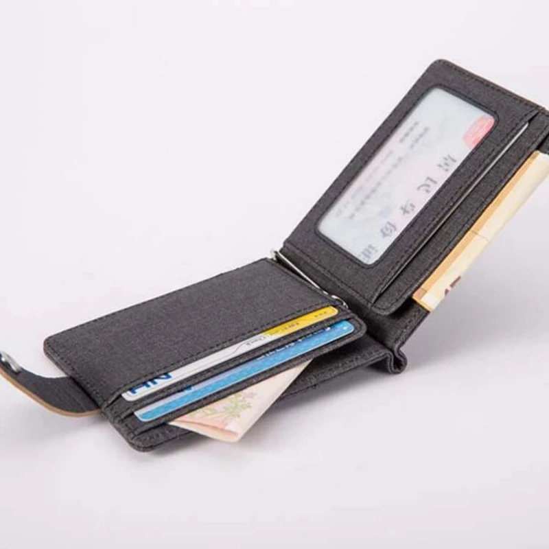Men Wallets Credit Card Metal Money Holder Magic Clips Wallet Mini Id Slim Dollar Pocket Clip Designer Steel Clamps Case | Багаж и сумки