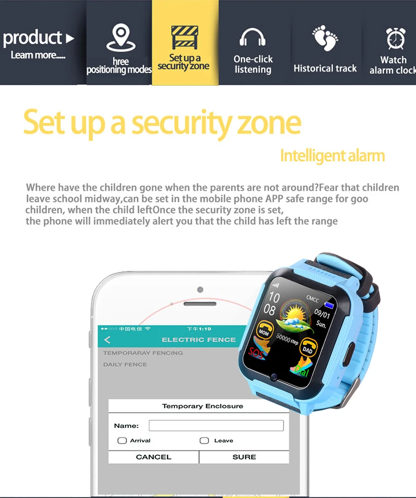 Детское отслеживающее устройство GPS часы местоположение водостойкий сенсорный экран iOS Android Детские умные часы мониторинг камеры детские