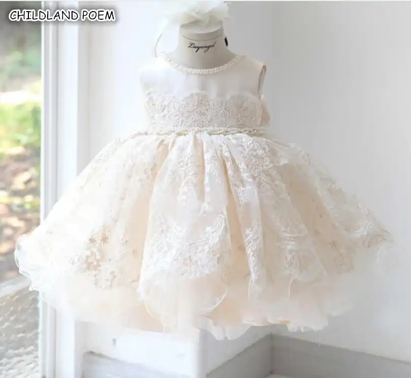 Baby Girl Dresses For Party And Wedding Princess Lace Girls Tulle