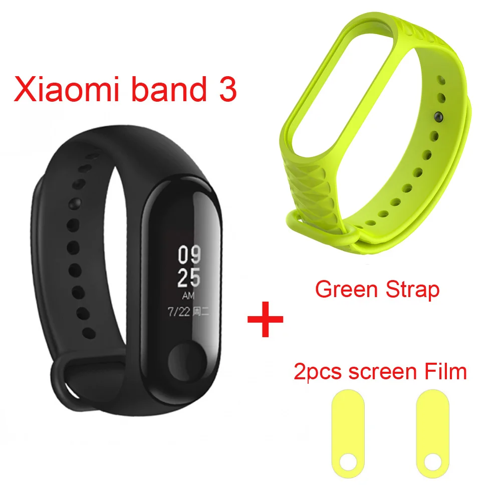 Xiaomi Mi Band 3 0.78 Inch OLED miband 3 Heart Rate Tracker Instant Message 50M Waterproof Caller ID Vibration Clock In Stock